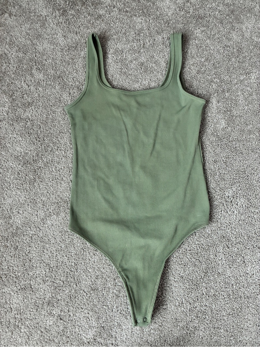 Abercrombie & Fitch Ribbed Scoop Neck Bodysuit